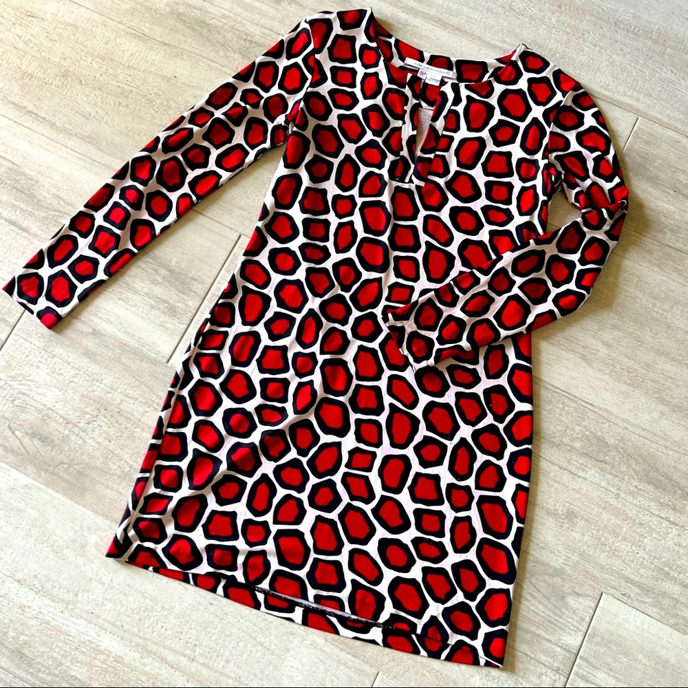 DVF 100% silk dress